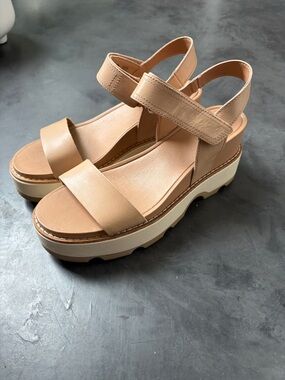 Sorel Joanie IV Y-Strap Wedge Sandals